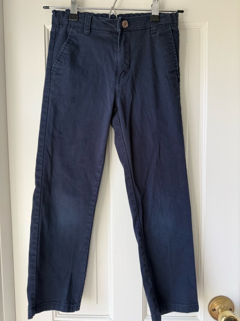 Izod Navy Blue Kids Casual Chinos